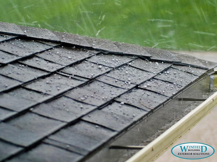 GAF architectural shingle roof on a Maryland colonial