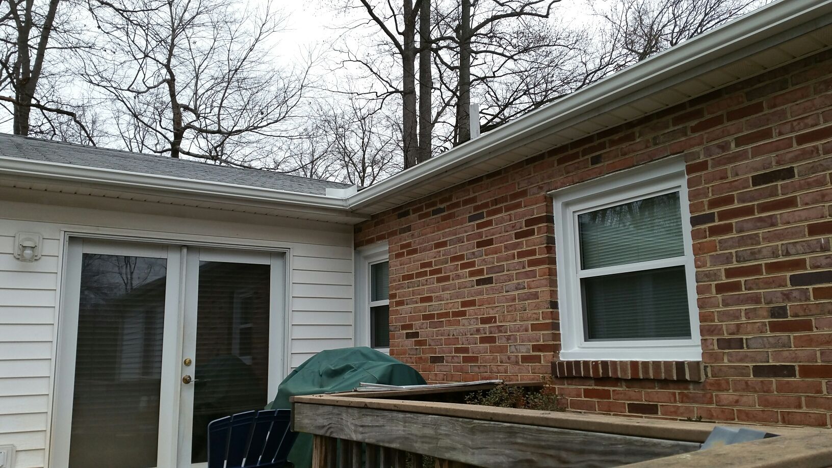 Double Hungs And Gutters.Jpg — Winfield Builders windows project in Maryland