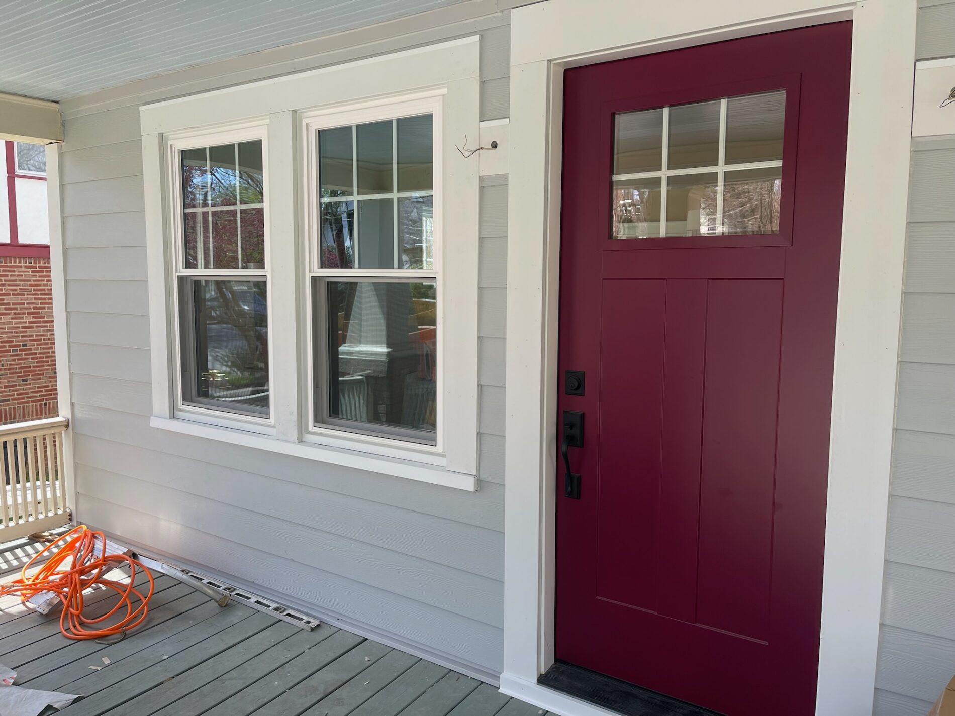 Entry Door Windows.Jpg — Winfield Builders windows project in Maryland